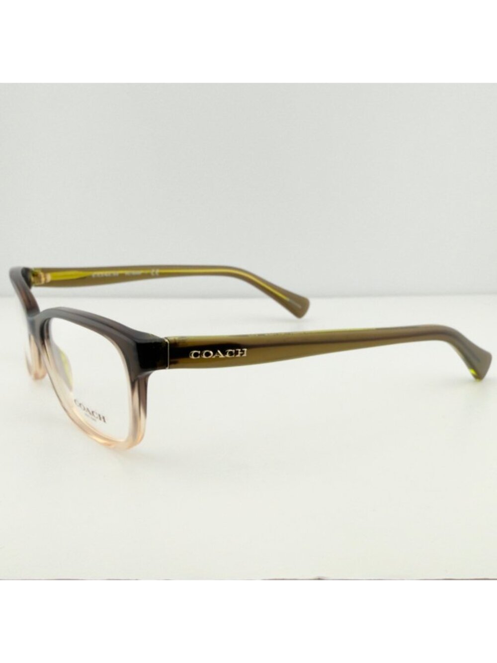 Coach HC6089 5400 Eyeglasses Frames Olive Brown Gradient 51-16-135